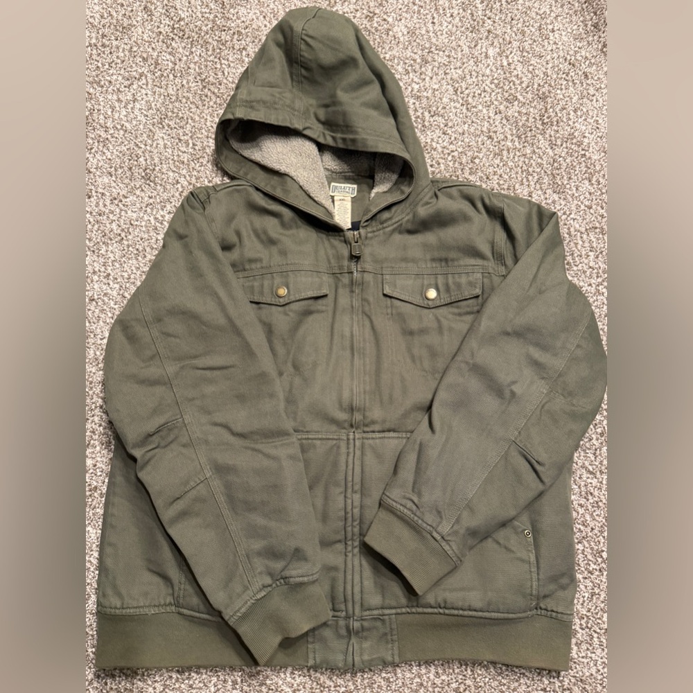 Duluth Trading Co Women’s Olive Hooded Jacket